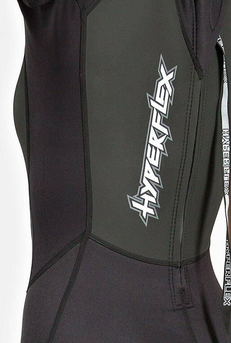 Hyper Flex Men's and Women's 2.5mm Shorty Springsuit Wetsuit – SURFING, Water Sports, Scuba Diving, Snorkeling - Comfort, Flexible, Anatomical Fit, Adjustable Collar, Back-Zip - Image 5